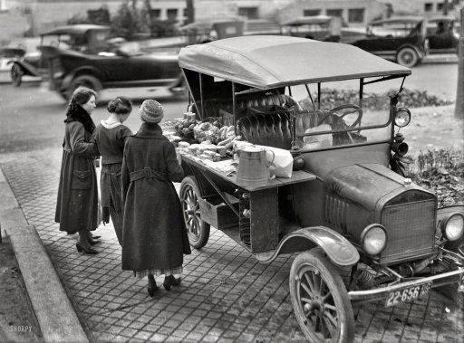  Foodtruck dans les rues de NYC en 1911